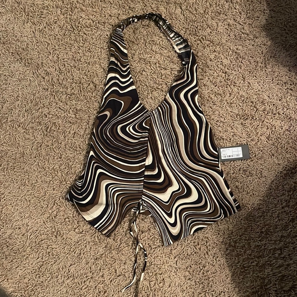 Motel Rocks Dapa Vest Rippled 70’s Top. Never worn and with tags.